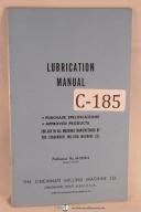 Cincinnati-Cincinnati Lubrication Manual Milling Machines Manual-General-01